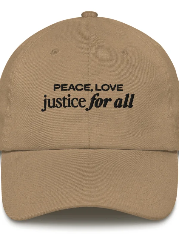 Justice for All (black text) - Hat - Image 2