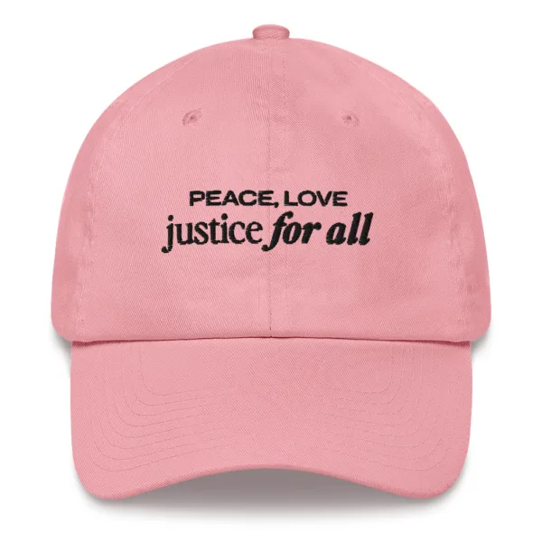 Justice for All (black text) - Hat