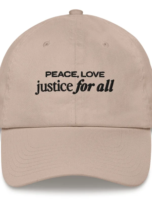 Justice for All (black text) - Hat - Image 3