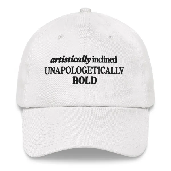 Artistically Inclined (black text) - Hat